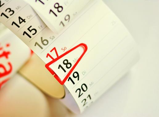 Kalender datum agenda